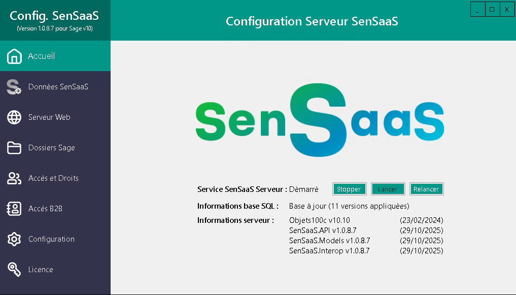 Exemple page "Accueil" du connecteur